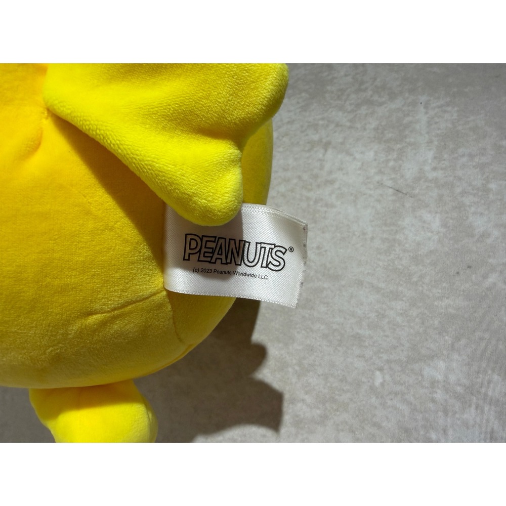 Peanuts Woodstock Aviator Plush 2023 Yellow Bird Green Helmet Red Scarf 8 Inch - Picture 5 of 12